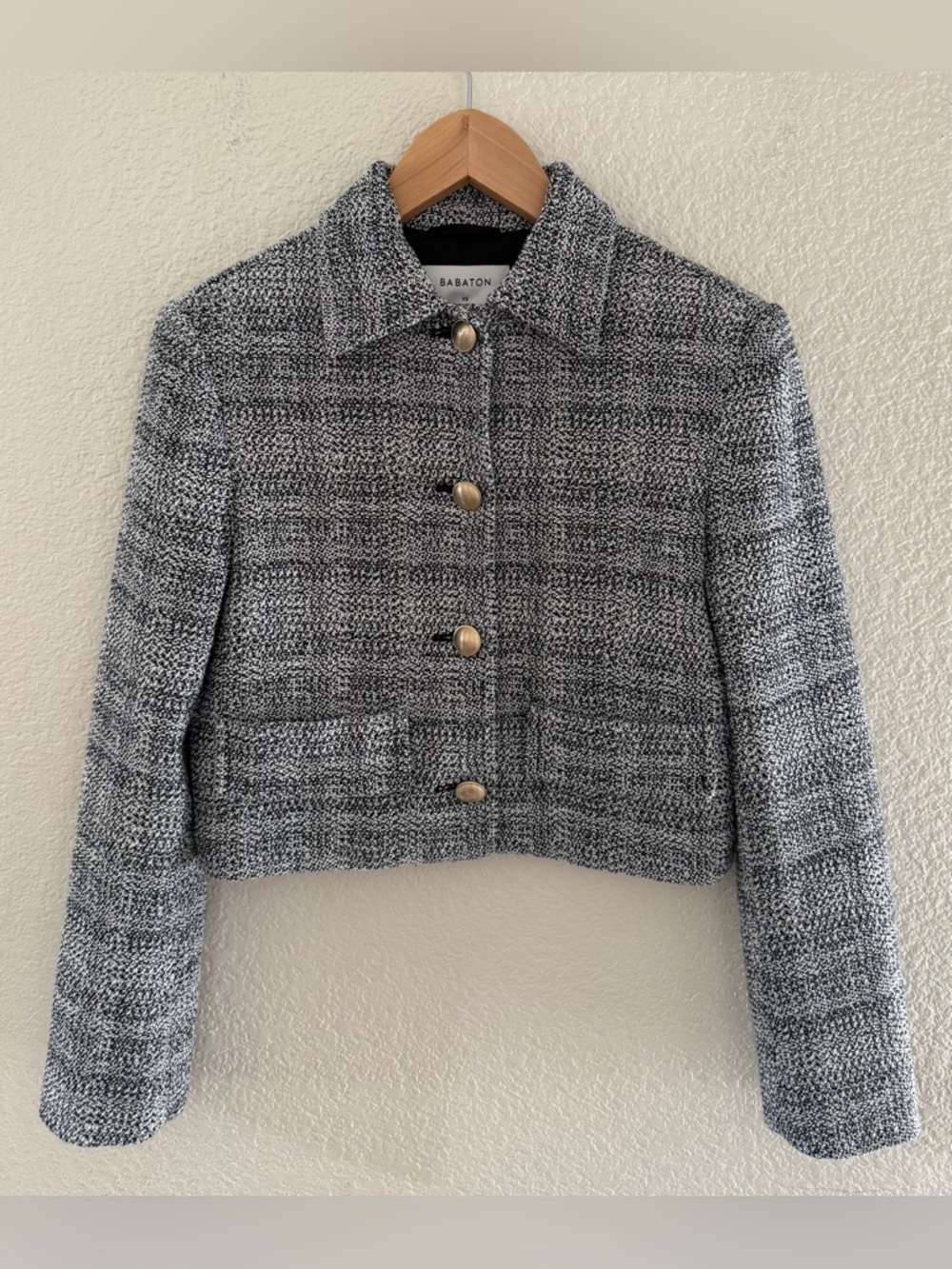 BABATON By Aritzia Size XS Frances Jacket Button Up Blazer #95478 black
